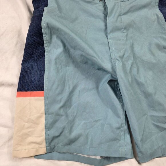 Vans Side Bar 18 Inch Mens Size 28 Board Shorts Blue Swimwear Outdoors Summer - Picture 8 of 12